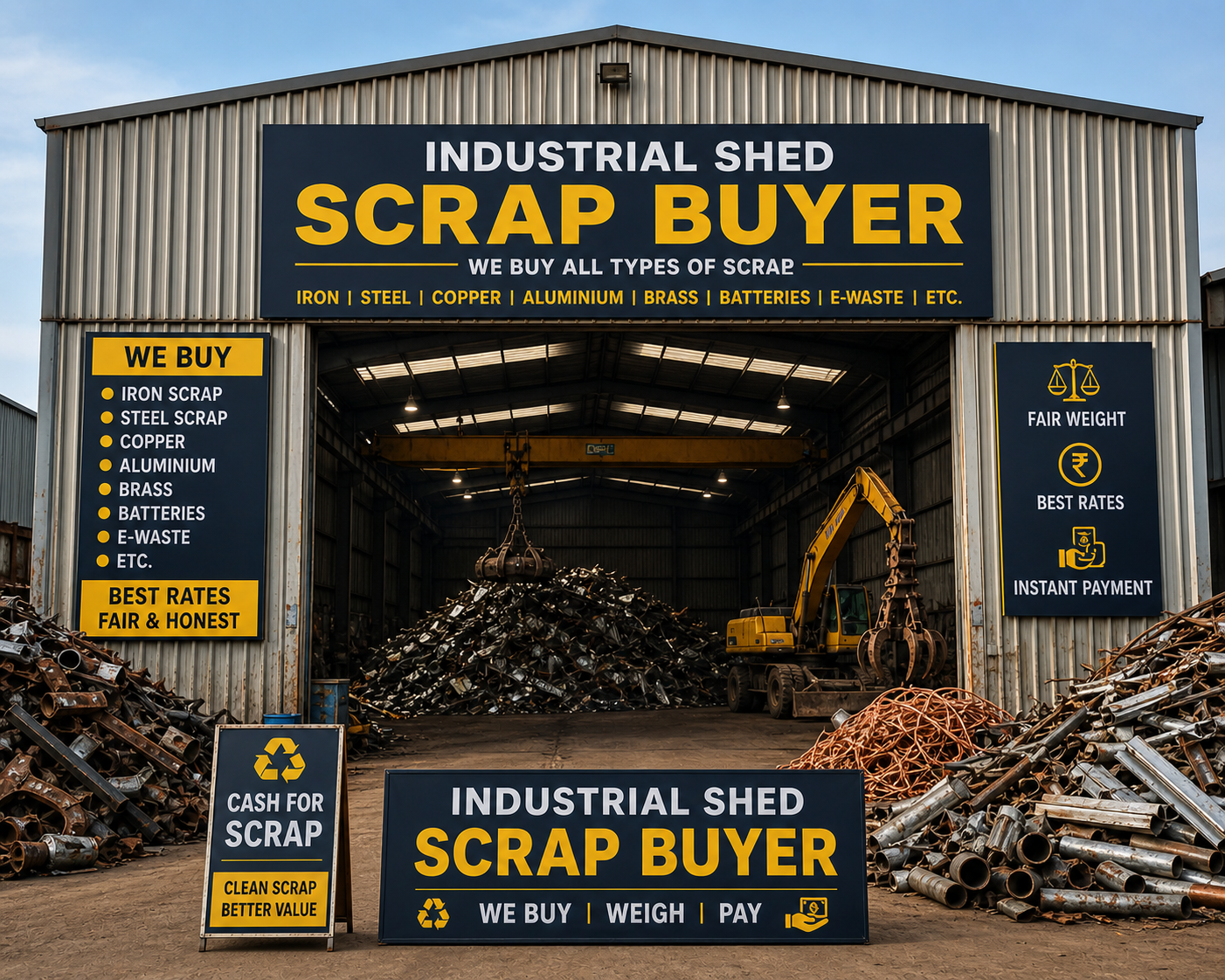 Industrial Shed Scrap Buyers