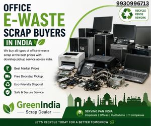 Office E-Waste Scrap Buyers in India | Secure IT Asset Disposal, Computer Scrap Recycling & Electronic Waste Management Services
